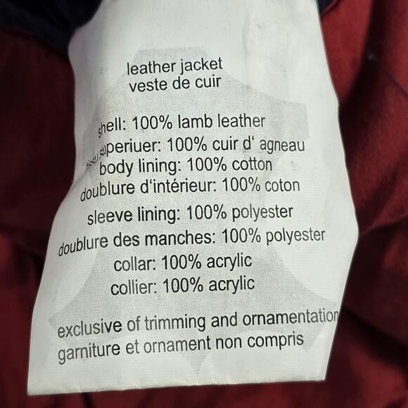 Wonder Woman DC Comics Lamb skin Leather Jacket Womens XL Brown Sherpa Aviator - Picture 16 of 16